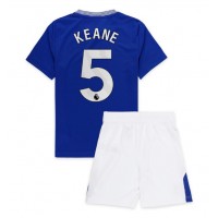 Echipament fotbal Everton Michael Keane #5 Tricou Acasa 2024-25 pentru copii maneca scurta (+ Pantaloni scurti)